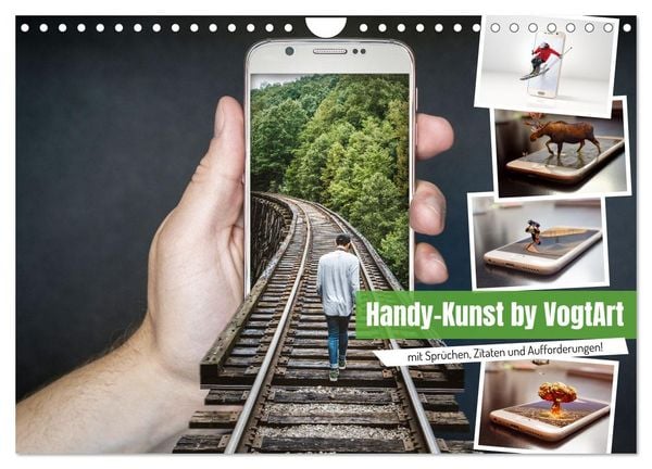 Produktbild: Handy-Kunst by VogtArt (Wandkalender 2026 DIN A4 quer), CALVENDO Monatskalender