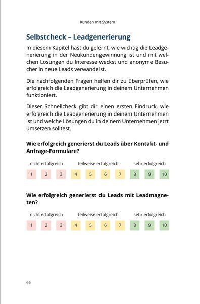 Produktbild: Kunden mit System