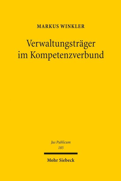 Produktbild: Verwaltungstr&auml;ger im Kompetenzverbund