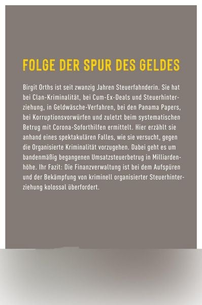 Produktbild: Als Steuerfahnderin auf der Spur des Geldes