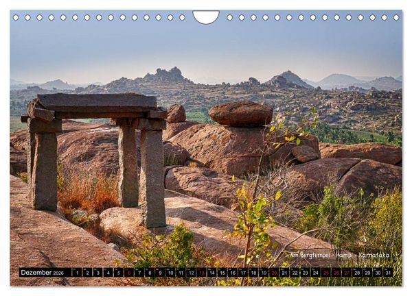 Produktbild: Der zauberhafte S&uuml;den Indiens (Wandkalender 2026 DIN A4 quer), CALVENDO Monatskalender