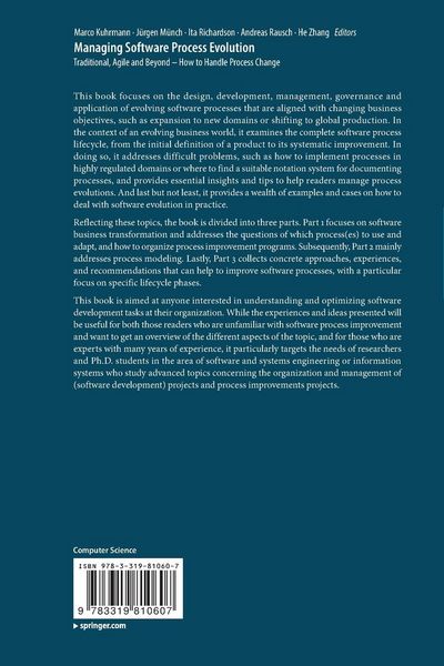 Produktbild: Managing Software Process Evolution