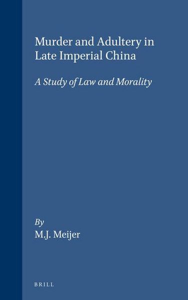 Produktbild: Murder and Adultery in Late Imperial China