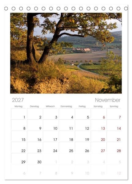 Produktbild: Tischplaner 2027 - Sch&ouml;ner Kraichgau (A5 Tischkalender zum Aufstellen) CALVENDO