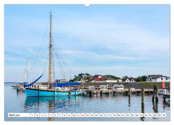 Produktbild: Schiff und Segel - HIDDENSEE (Wandkalender 2026 DIN A2 quer), CALVENDO Monatskalender