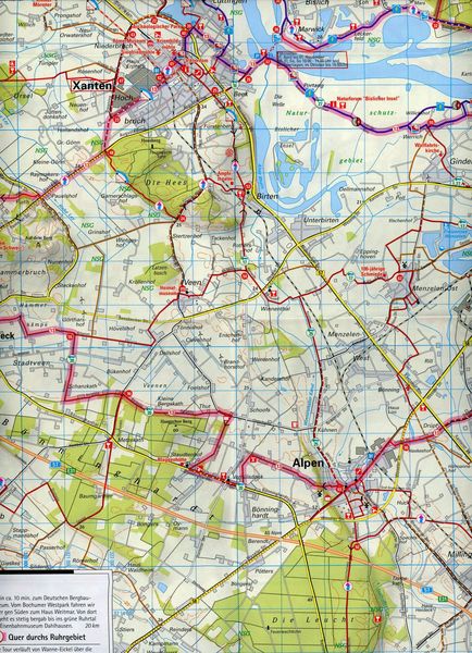 Produktbild: BVA ADFC Regionalkarte radrevier.ruhr West 1:50.000