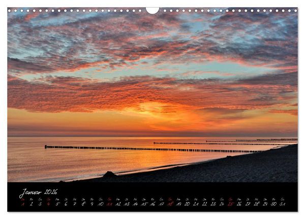 Produktbild: Sommer im Fischland-Dar&szlig;-Zingst (Wandkalender 2026 DIN A3 quer), CALVENDO Monatskalender