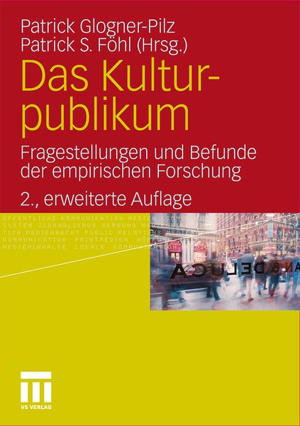 Produktbild: Das Kulturpublikum