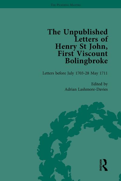 Produktbild: The Unpublished Letters of Henry St John, First Viscount Bolingbroke Vol 1