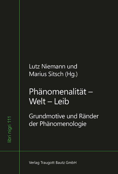 Produktbild: Ph&auml;nomenalit&auml;t - Welt - Leib