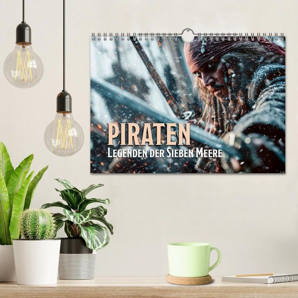 Produktbild: Piraten - Legenden der sieben Meere (Wandkalender 2027 DIN A4 quer), CALVENDO Monatskalender