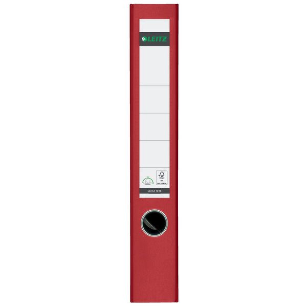 Produktbild: Leitz Ordner 1015 DIN A4 R&uuml;ckenbreite: 52mm Rot 2 B&uuml;gel 10155025