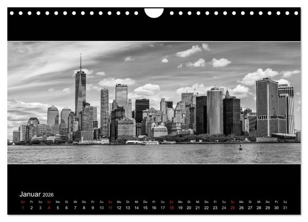 Produktbild: NEW YORK CITY H&ouml;hepunkte im Panoramaformat (Wandkalender 2026 DIN A4 quer), CALVENDO Monatskalender