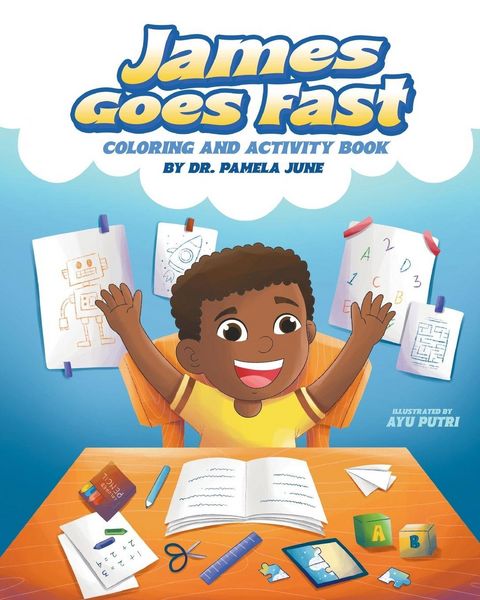 Produktbild: James Goes Fast Coloring and Activity Book