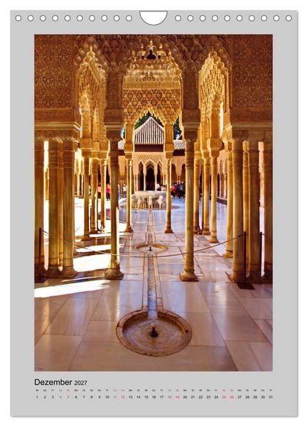 Produktbild: Andalusien - Bekanntes und Unbeachtetes (Wandkalender 2027 DIN A4 hoch), CALVENDO Monatskalender