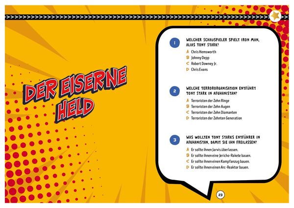 Produktbild: Das inoffizielle Quiz f&uuml;r Marvel-Fans