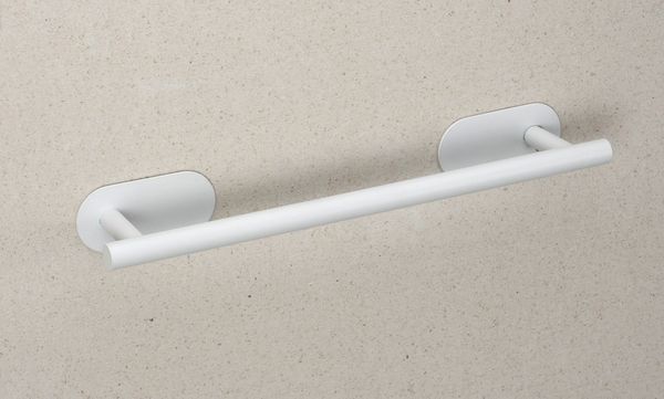 Produktbild: Turbo-Loc&reg; Badetuchstange Uno Mod. Orea White matt, 40 cm, aus rostfreiem Edelstahl