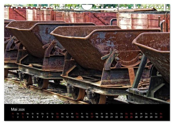 Produktbild: Waldeisenbahn Bad Muskau (Wandkalender 2026 DIN A4 quer), CALVENDO Monatskalender