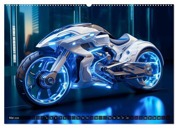 Produktbild: Dream Bikes - Motorr&auml;der aus der Zukunft (Wandkalender 2026 DIN A2 quer), CALVENDO Monatskalender