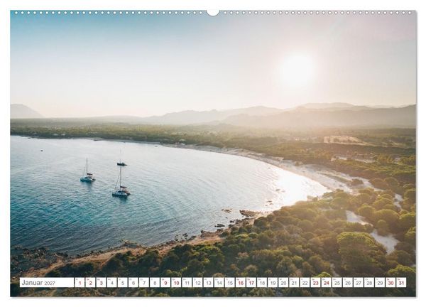 Produktbild: Sardinien. Sch&ouml;ne Landschaften und bunte St&auml;dte. (hochwertiger Premium Wandkalender 2027 DIN A2 quer), Kunstdruck in Hochglanz