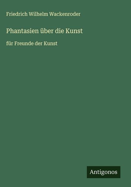 Produktbild: Phantasien &uuml;ber die Kunst