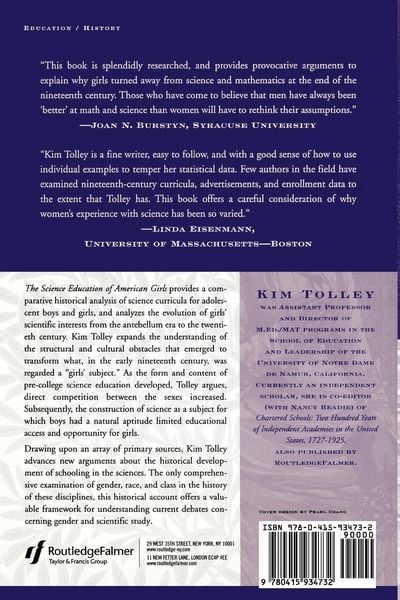 Produktbild: The Science Education of American Girls