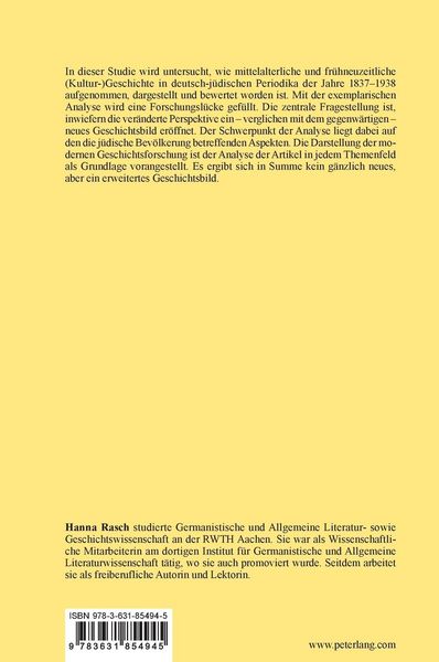 Produktbild: Geschichtsrezeption in deutsch-j&uuml;dischen Periodika (1837&ndash;1938): Das europ&auml;ische Judentum in Mittelalter und Fr&uuml;her Neuzeit
