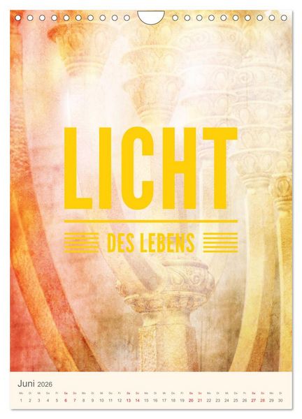 Produktbild: Namen von Jesus (Wandkalender 2026 DIN A4 hoch), CALVENDO Monatskalender