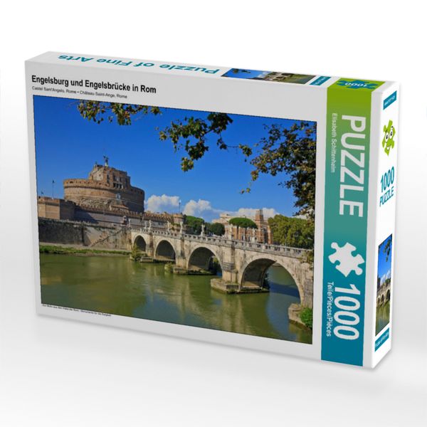 Produktbild: CALVENDO Puzzle Engelsburg und Engelsbr&uuml;cke in Rom 1000 Teile Lege-Gr&ouml;&szlig;e 640 x 480 cm Foto-Puzzle Bild von Elisabeth Schittenhelm