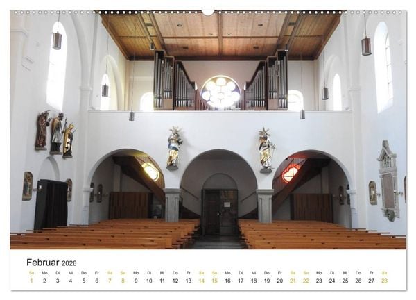 Produktbild: Fantastische Welt der Orgeln (hochwertiger Premium Wandkalender 2026 DIN A2 quer), Kunstdruck in Hochglanz