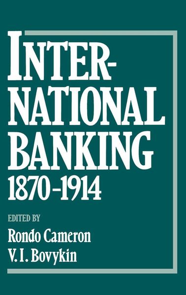 Produktbild: International Banking 1870-1914