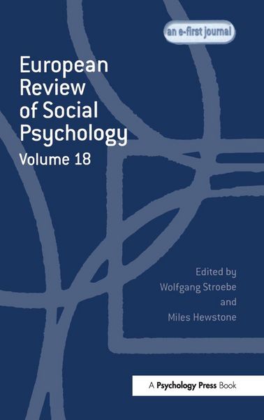 Produktbild: European Review of Social Psychology