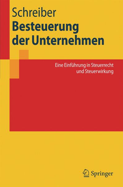 Produktbild: Besteuerung der Unternehmen