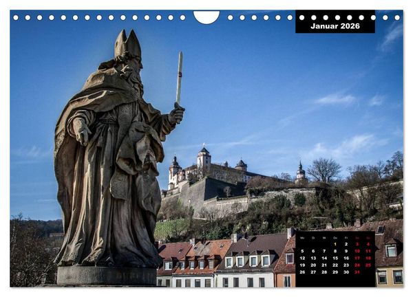 Produktbild: W&uuml;rzburg - Die Perle Unterfrankens (Wandkalender 2026 DIN A4 quer), CALVENDO Monatskalender
