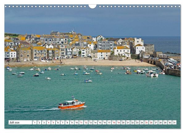 Produktbild: Faszinierende Ansichten von Cornwall (Wandkalender 2026 DIN A3 quer), CALVENDO Monatskalender