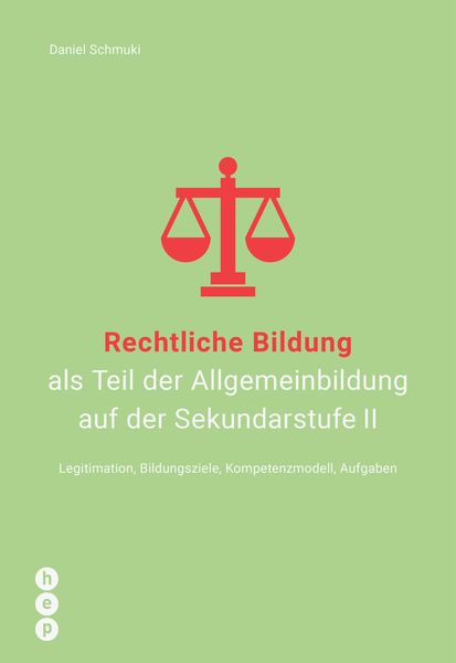 Produktbild: Rechtliche Bildung als Teil der Allgemeinbildung auf der Sekundarstufe II