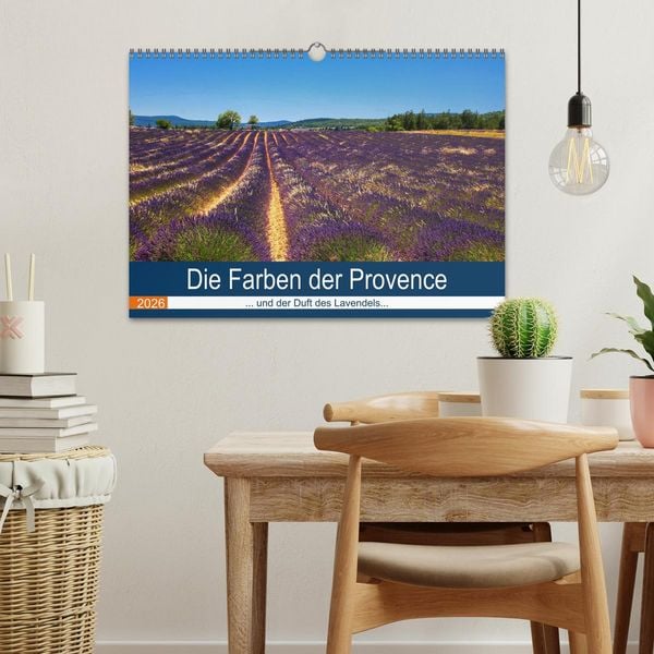 Produktbild: Die Farben der Provence... und der Duft des Lavendels... (Wandkalender 2026 DIN A3 quer), CALVENDO Monatskalender