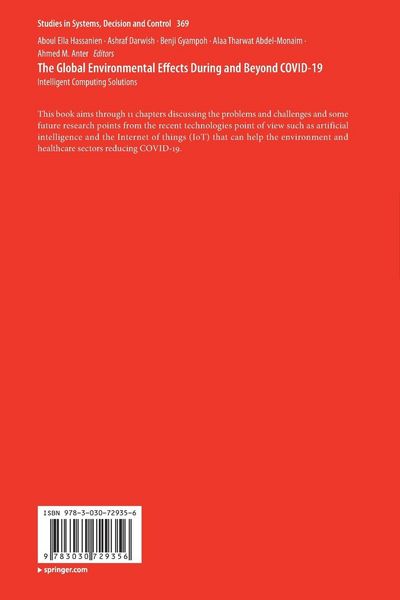 Produktbild: The Global Environmental Effects During and Beyond COVID-19