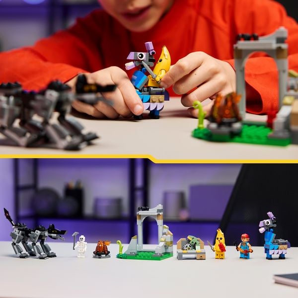 Produktbild: LEGO Fortnite 77075 Das Lager von Schali und der Z&uuml;ndkerzenk&uuml;nstlerin