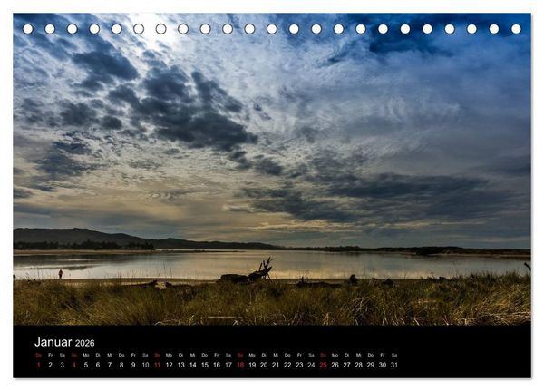 Produktbild: Die Oregon-K&uuml;ste (Tischkalender 2026 DIN A5 quer), CALVENDO Monatskalender