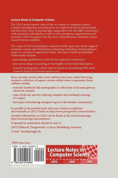 Produktbild: Intelligence and Security Informatics
