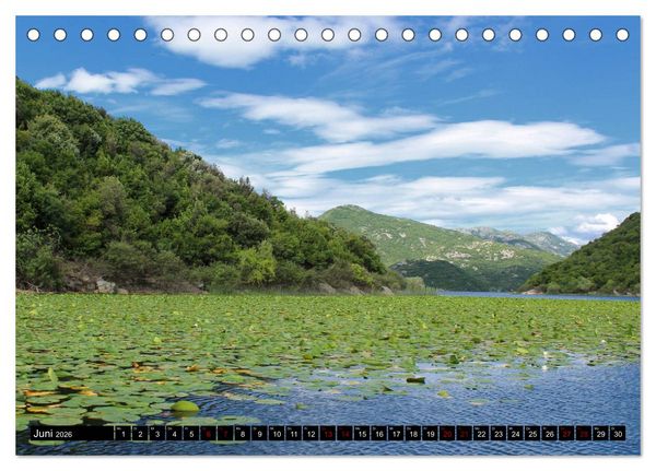 Produktbild: Unterwegs in Montenegro (Tischkalender 2026 DIN A5 quer), CALVENDO Monatskalender