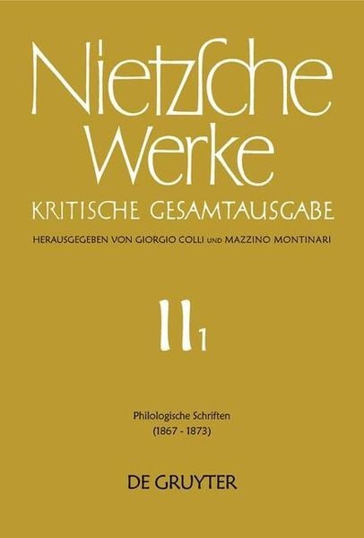 Produktbild: Philologische Schriften