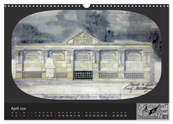 Produktbild: Lebensr&auml;ume um 1900 (Wandkalender 2026 DIN A3 quer), CALVENDO Monatskalender