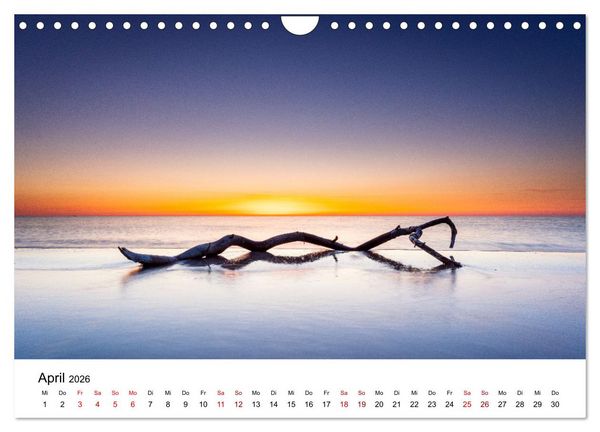 Produktbild: Naturwelten in Deutschland - Von Norden bis S&uuml;den (Wandkalender 2026 DIN A4 quer), CALVENDO Monatskalender