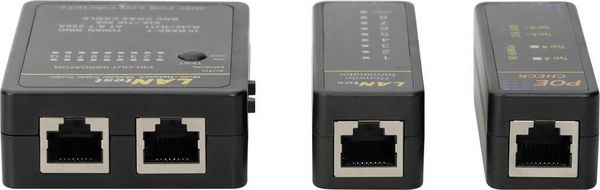 Produktbild: Digitus DN-14001-1 Netzwerktester Passend f&uuml;r (Netzwerk-Spezifikationen (CAT)): CAT 3, CAT 5, CAT 6, CAT 7a