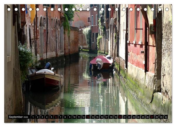 Produktbild: Auf den Kan&auml;len von Venedig (Tischkalender 2026 DIN A5 quer), CALVENDO Monatskalender