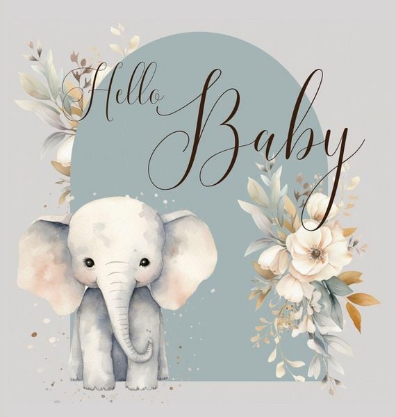 Produktbild: Hello Baby, Baby Shower Guest Book (hardback)