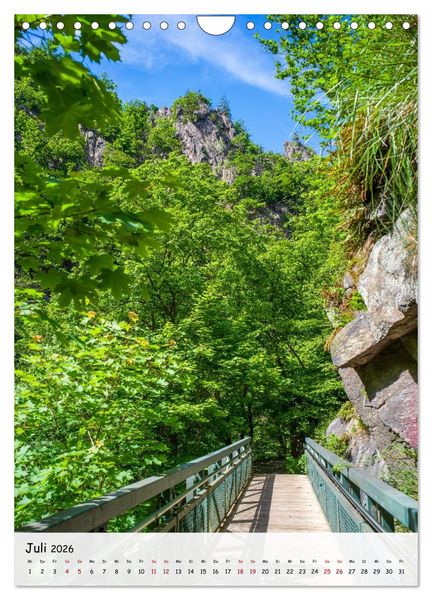 Produktbild: Das Bodetal - Der Grand Canyon des Ostens (Wandkalender 2026 DIN A4 hoch), CALVENDO Monatskalender