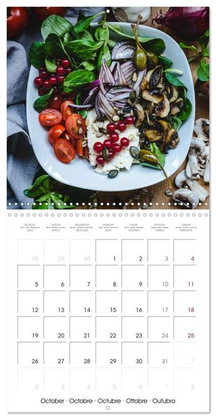 Produktbild: Healthy Bowls - Good Food (Wall Calendar 2026 12 &times; 12 Inch) CALVENDO 12 Month Wall Calendar